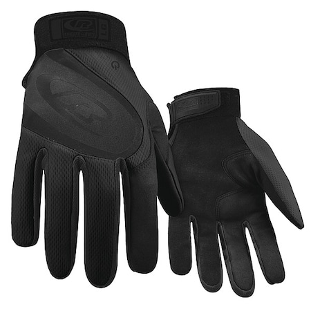 Mechanics Gloves, S, Black, One Piece, Spandex