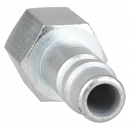 Coupler Plug,(F)NPT,1/2,Steel