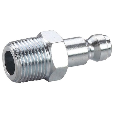 Coupler Plug,(M)NPT,3/8,Steel