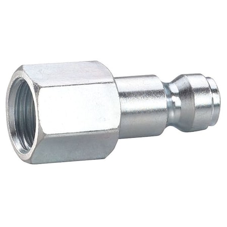 Coupler Plug,(F)NPT,1/4,Steel