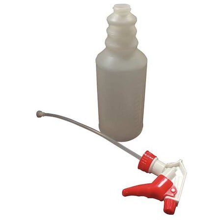 32 Oz. Clear, Plastic Trigger Spray Bottle, 3 Pack