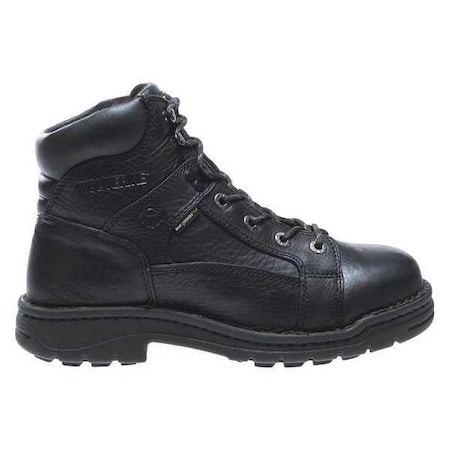 Size 9 Men's 6 In Work Boot Steel Work Boots, Black