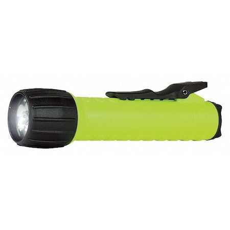 Yellow No Led Industrial Handheld Flashlight, C, 125 Lm