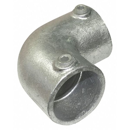 Structural Pipe Fitting, Elbow, Cast Iron, 2 In Pipe Size, 50000 Lb Tensile Strength