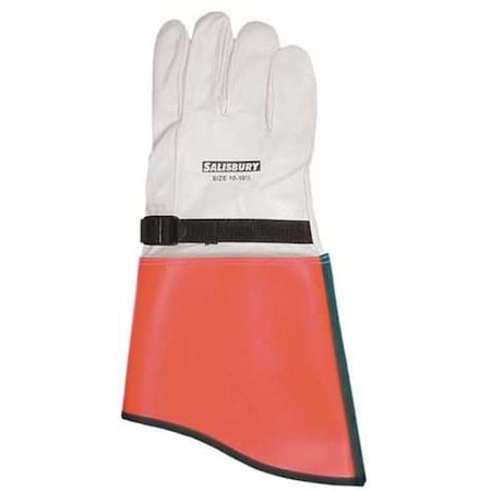 Elec. Glove Protector,11,White/Orange,PR
