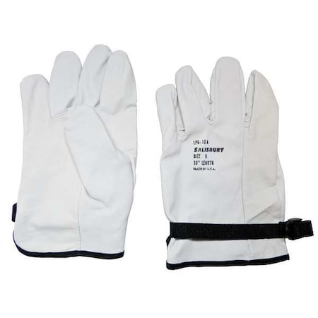Elec. Glove Protector,10-1/2,Cream,PR