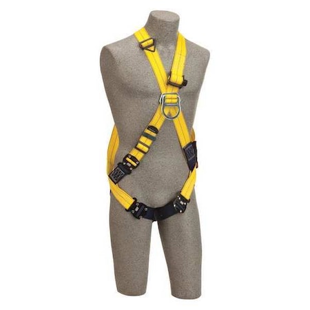 Full Body Harness, Crossover Style, XS, Repel(TM) Polyester, Yellow