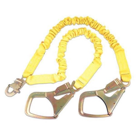 Shock Absorbing Lanyard, 6 Ft., 310 Lb. Weight Capacity