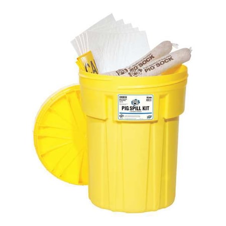 Spill Kit, Oil-Based Liquids, Yellow