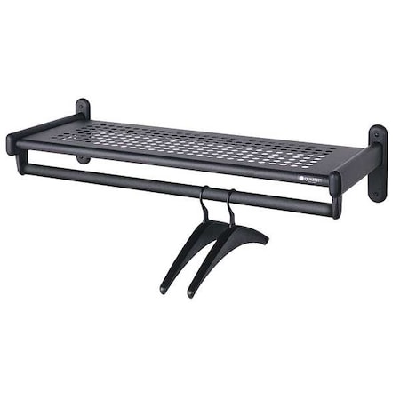 Shelf Rack,Black,48 In