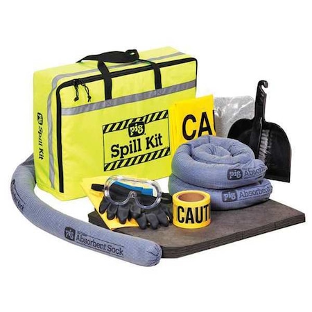 Spill Kit, Chem/Hazmat, Yellow