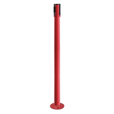 Receiver Post,40-1/2 In H,Red
