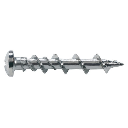Wall-Dog Screw Anchor, 1-1/4 L, Steel