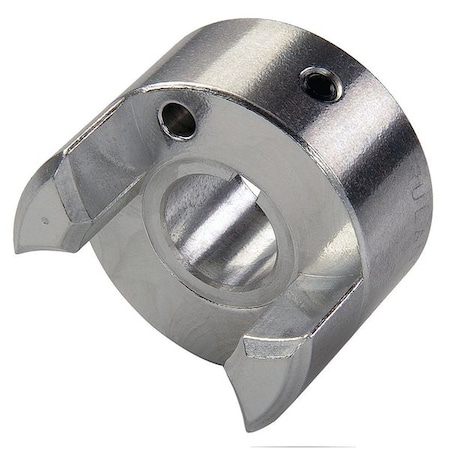 Jaw Coupling Hub,5/8in.,Aluminum