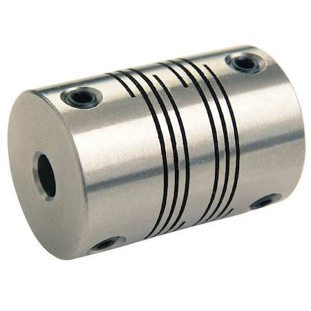 Coupling,6 Beam Set Screw,1/2in.x 1/2in.