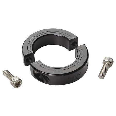 Shaft Collar,Clamp,2Pc,1-1/4 In,Alum