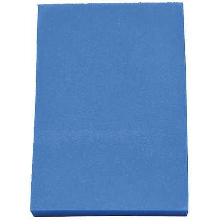 Foam Sheet, Crosslink, 12 In W, 24 In L, 1/4 In Thick, Blue