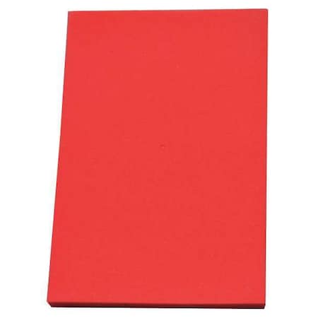 Foam Sheet, Crosslink, 48 In W, 96 In L, 1/4 In Thick, Red