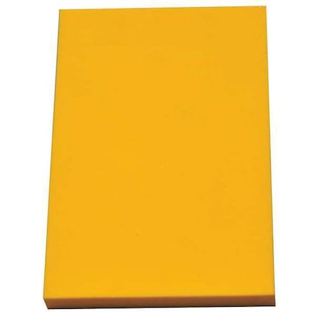 Foam Sheet, Crosslink, 24 In W, 48 In L, 3/8 In Thick, Yellow