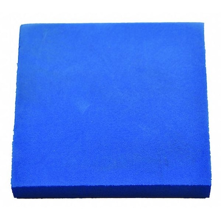 Foam Sheet, Crosslink, 24 In W, 24 In L, 1/4 In Thick, Blue