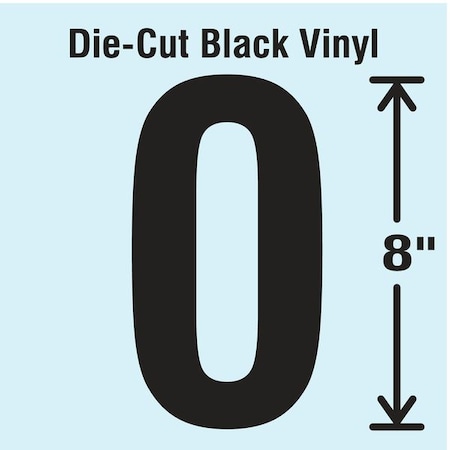 Die Cut Number Label,0