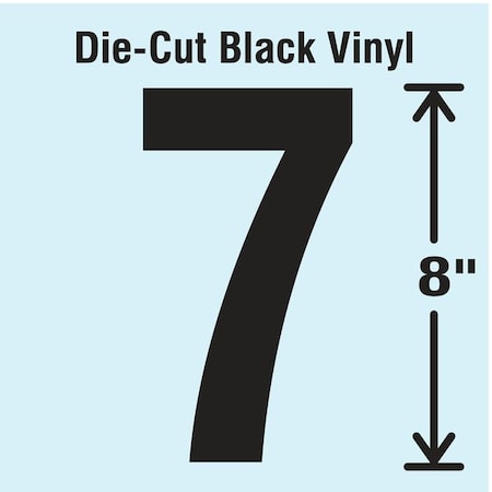 Die Cut Number Label,7
