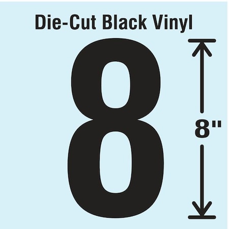 Die Cut Number Label,8