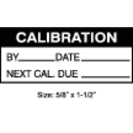 Calibration Label,ENG,Black/White,PK350, TC-10927