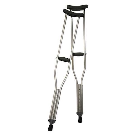 Crutches,Youth,38inH,300 Lb.,Gray,PR
