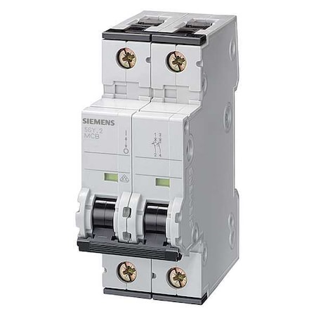 IEC Supplementary Protector, 4 A, 230V AC, 1+N Pole, DIN Rail Mounting Style, 5SY6 Series