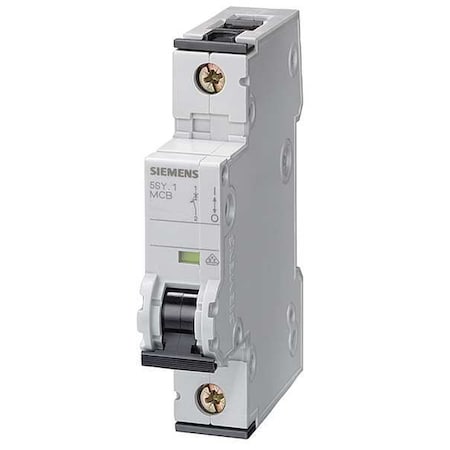 IEC Supplementary Protector, 40 A, 230/400V AC, 1 Pole, DIN Rail Mounting Style, 5SY6 Series