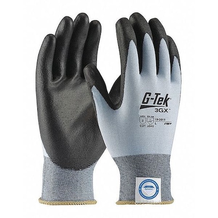Cut Resistant Coated Gloves, A2 Cut Level, Polyurethane, 2XL, 1 PR