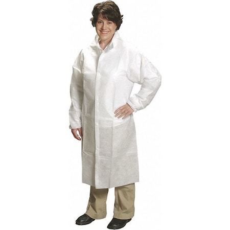 Critical Cover Alphaguard Frock,Disposable,Snap Close,2XL,PK30