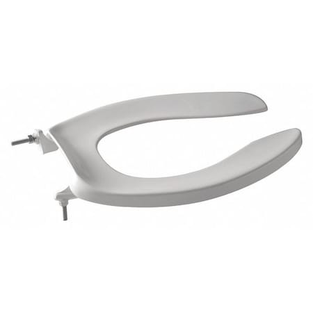 Toilet Seat,Heavy Duty, Without Cover, Elongated, Standard White