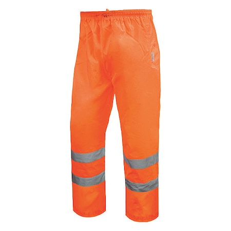 Hi-Vis Waterproof Pants,Orange,3XL