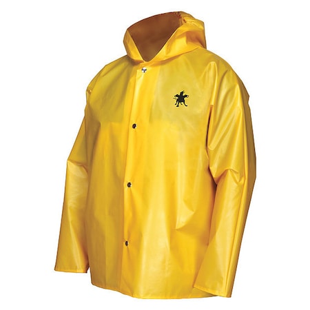 Unisex Jacket With Hood,Yellow,L