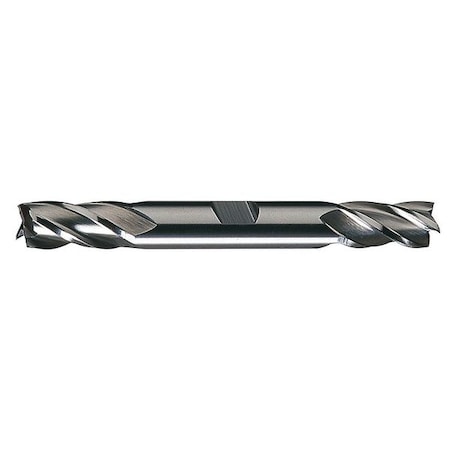 4-Flute HSS Center Cutting Square Double End Mill Cleveland HD-4C Bright 5/16x3/8x3/4x3-1/2