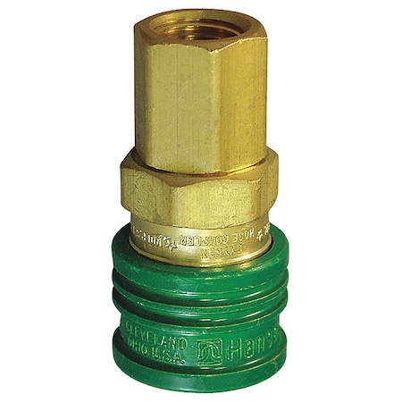 Coupler Body,(F)NPT,1/4,Brass