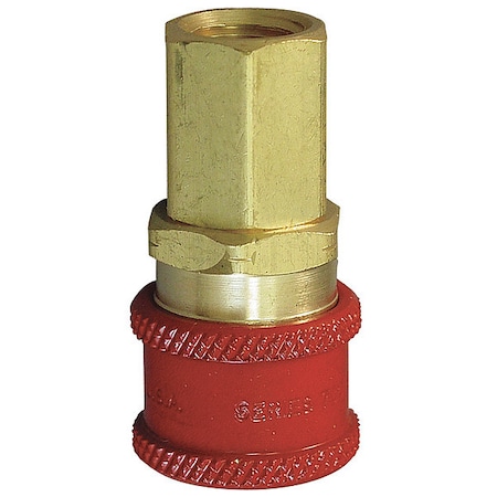 Coupler Body,(F)NPT,1/4,Brass