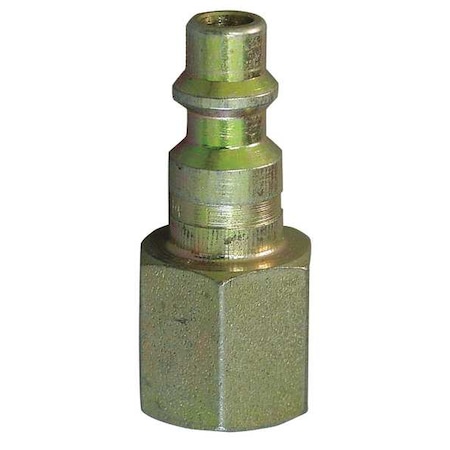 Coupler Plug,(F)NPT,1/4,Brass