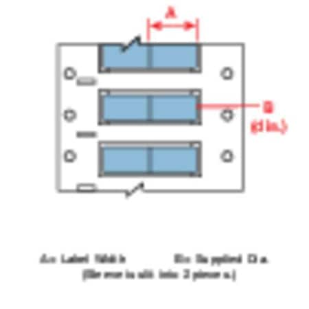 1 X 21/64 Blue Wire Marking Sleeves, 3PS-187-2-BL-S-2