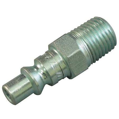 Coupler Plug,(M)NPT,1/4,Steel