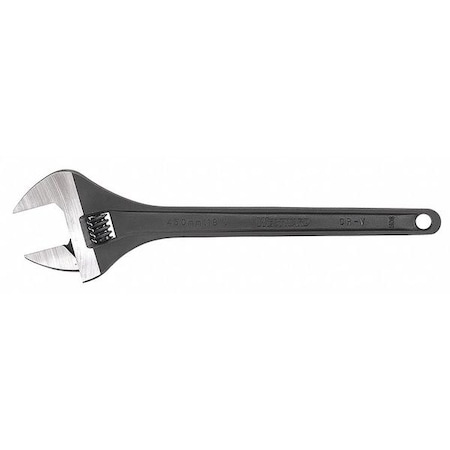 Adj. Wrench,18,2-11/32 Cap.,Black