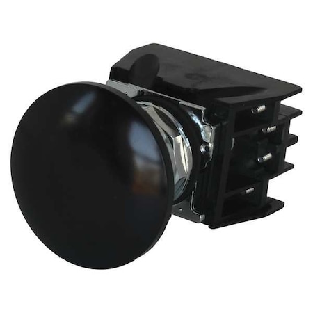 Hazardous Location Push Button With Contacts, 30 Mm, 2 NC, 2 NO, Black