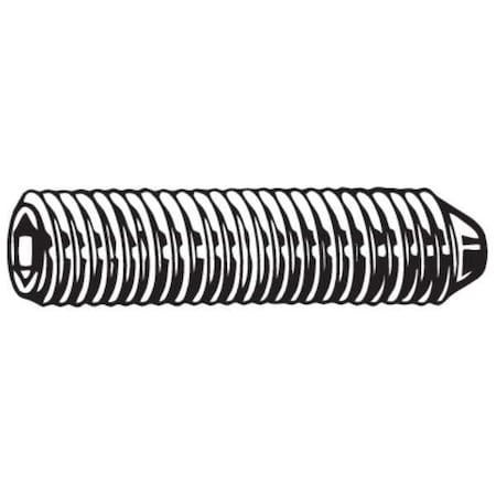 Set Screw,M6 X 1mm,10mm L,PK100