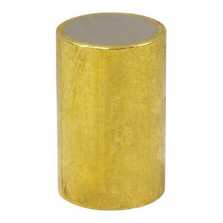 Brass Shielded Magnet,1/4 In.