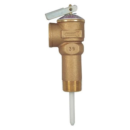 T And P Relief Valve,6-1/2inHx1-15/32inW