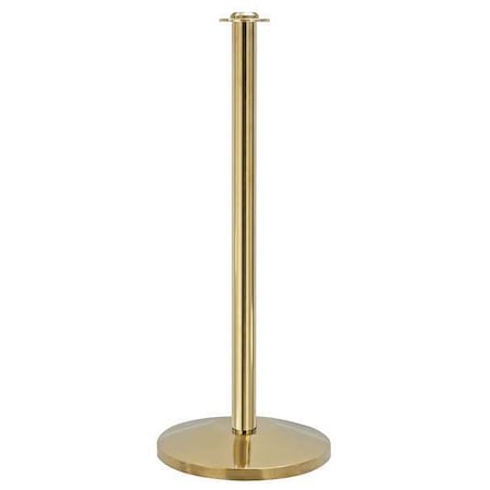 Contemporary Top Post,Polished Brass