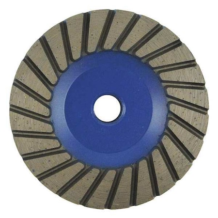 Segment Cup Wheel,6 In.dia.,Medium Grit