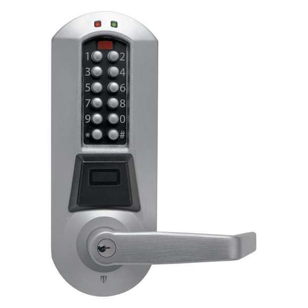 Electronic Lock,Satin Chrome,20 Button